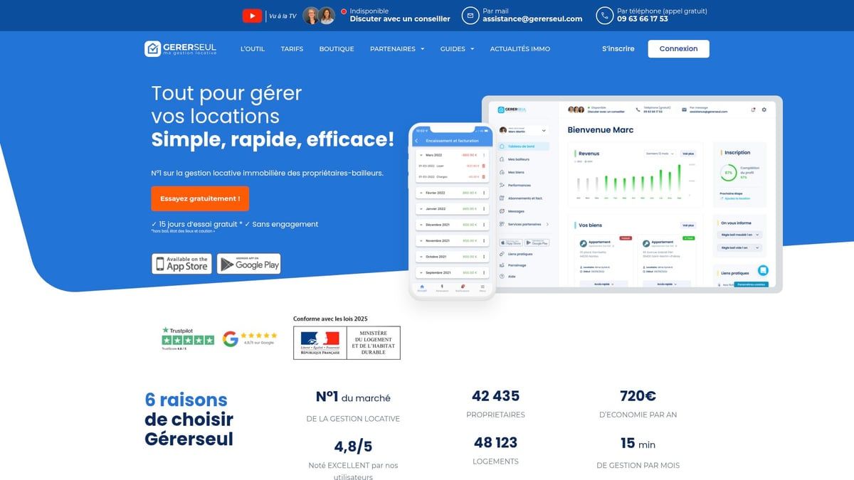 7 Meilleurs Logiciel Location Appartement à Découvrir en 2025 - Gererseul
