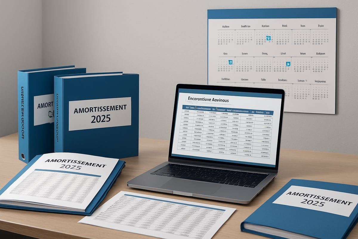 Paramètres clés de l’amortissement : durée, date de début, planification