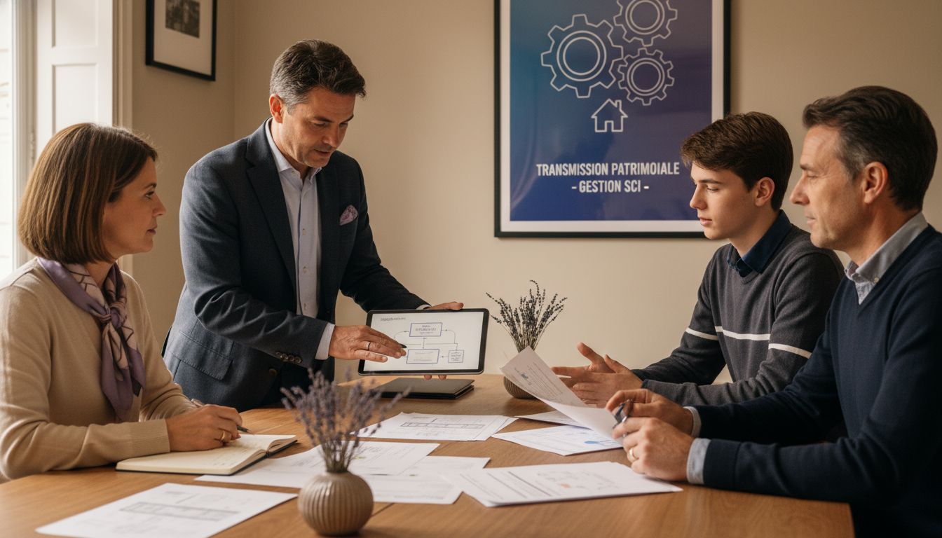 transmission patrimoine SCI