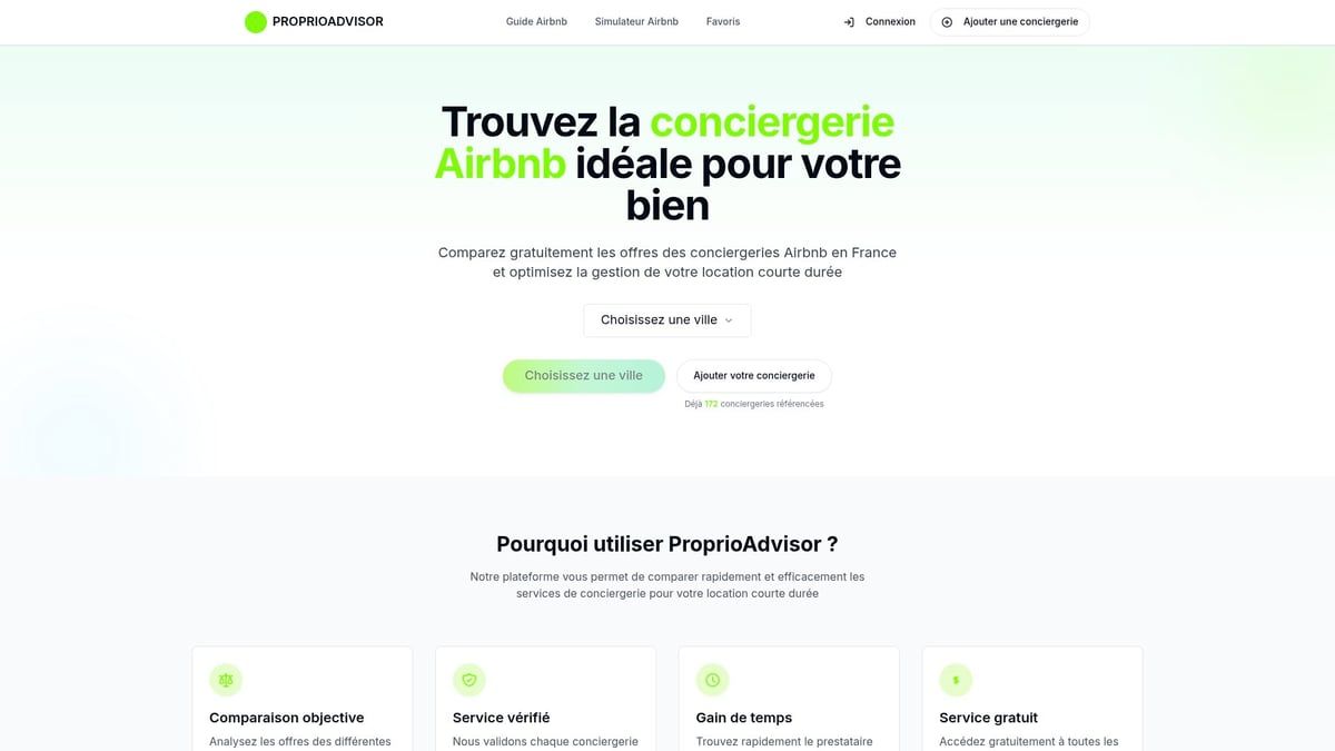 8 Innovations Proptech France à Suivre en 2025 - ProprioAdvisor : Comparateur pour propriétaires Airbnb