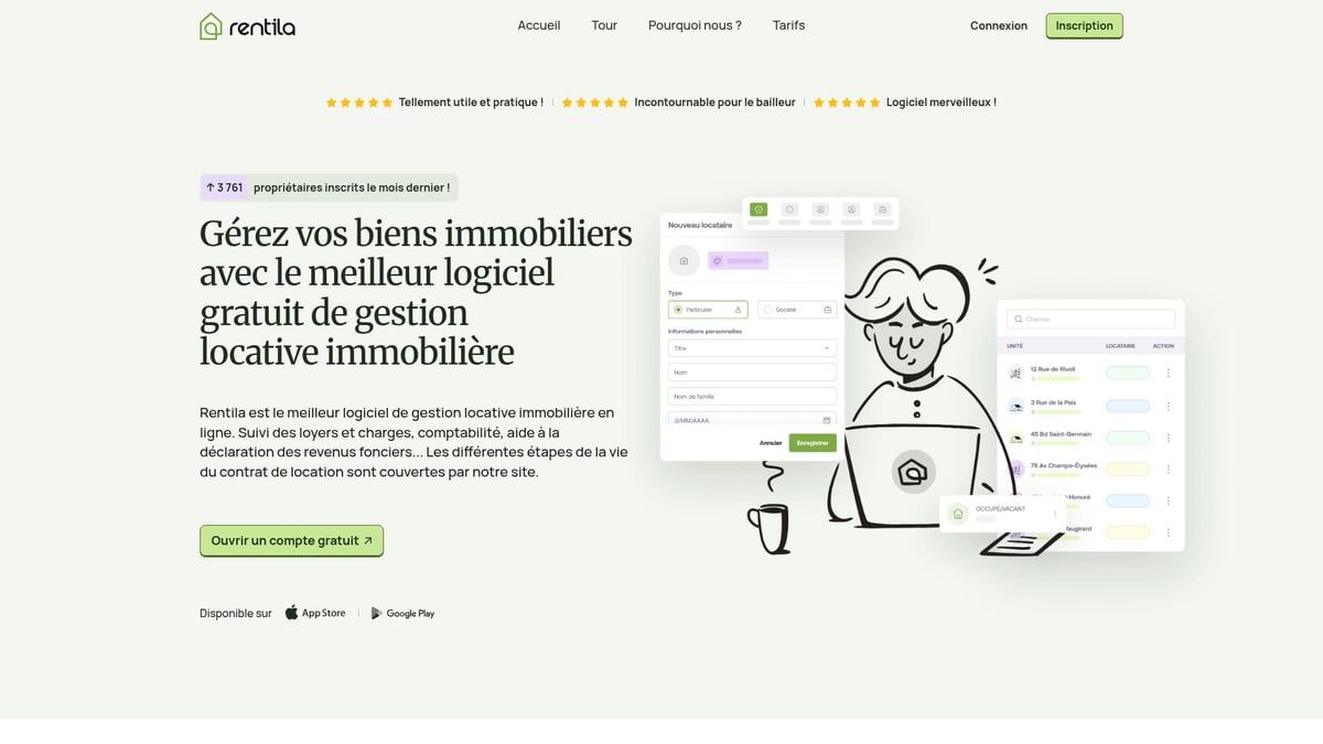 7 Outil Gestion Immobilière Incontournables à Découvrir en 2026 - Rentila