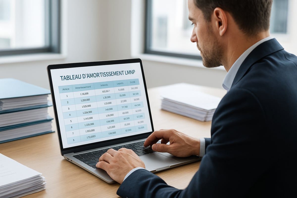 Les étapes clés pour réaliser un tableau d’amortissement LMNP en 2026