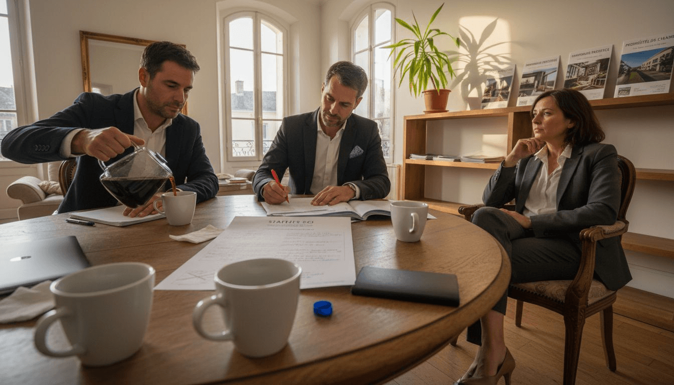 Réunion des associés pour la gestion de la SCI