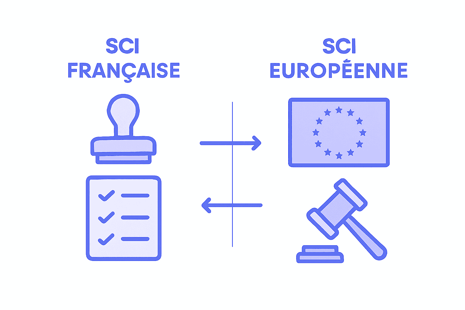 Comparatif des obligations des SCI en France et en Europe – infographie