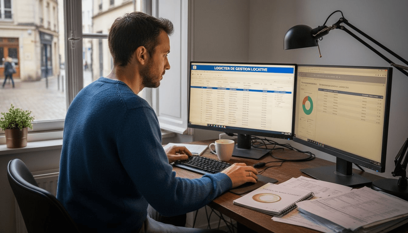 Gestion locative informatisée dans un bureau privatif