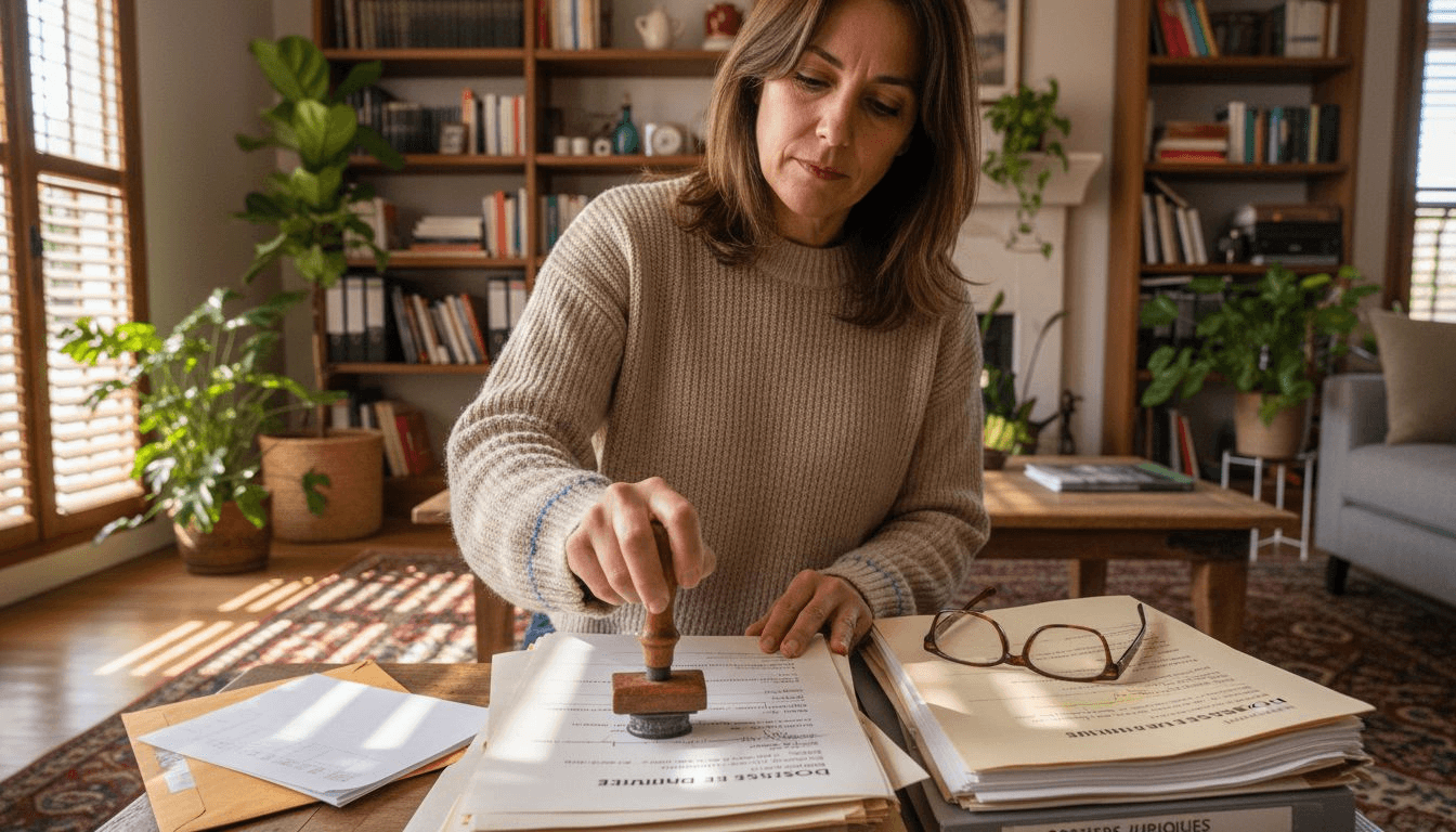 Modèle de bail personnalisé pour femmes, prêt à être tamponné