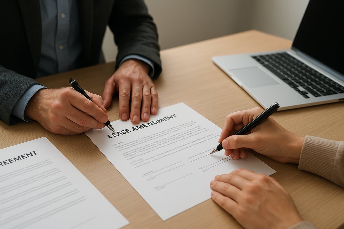 Quand et pourquoi utiliser un modèle d’avenant au bail ?