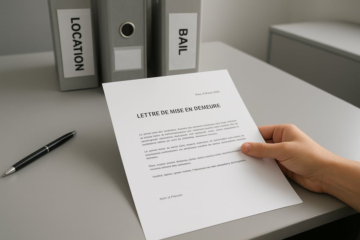 Comprendre la lettre de mise en demeure pour loyer impayé