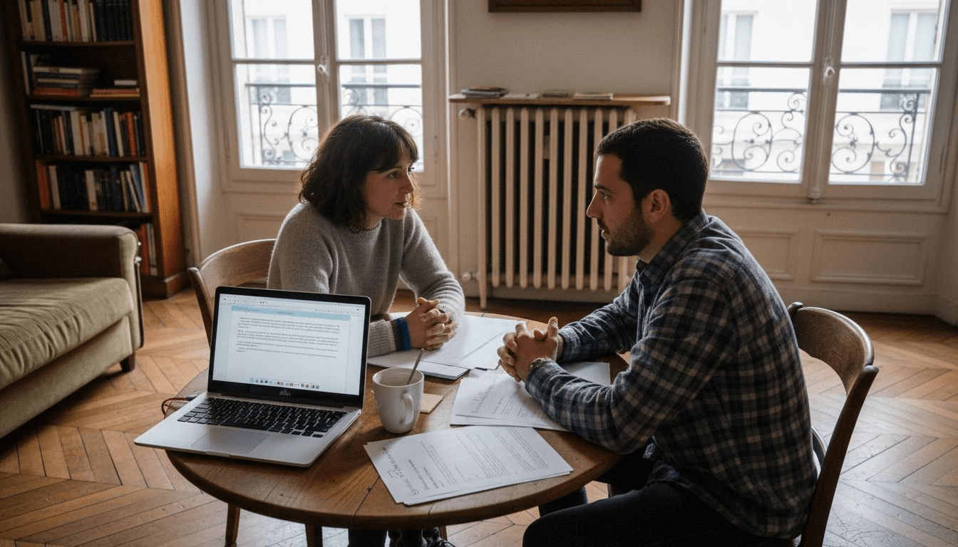 Échanges entre propriétaire et locataire au sujet des conditions du bail