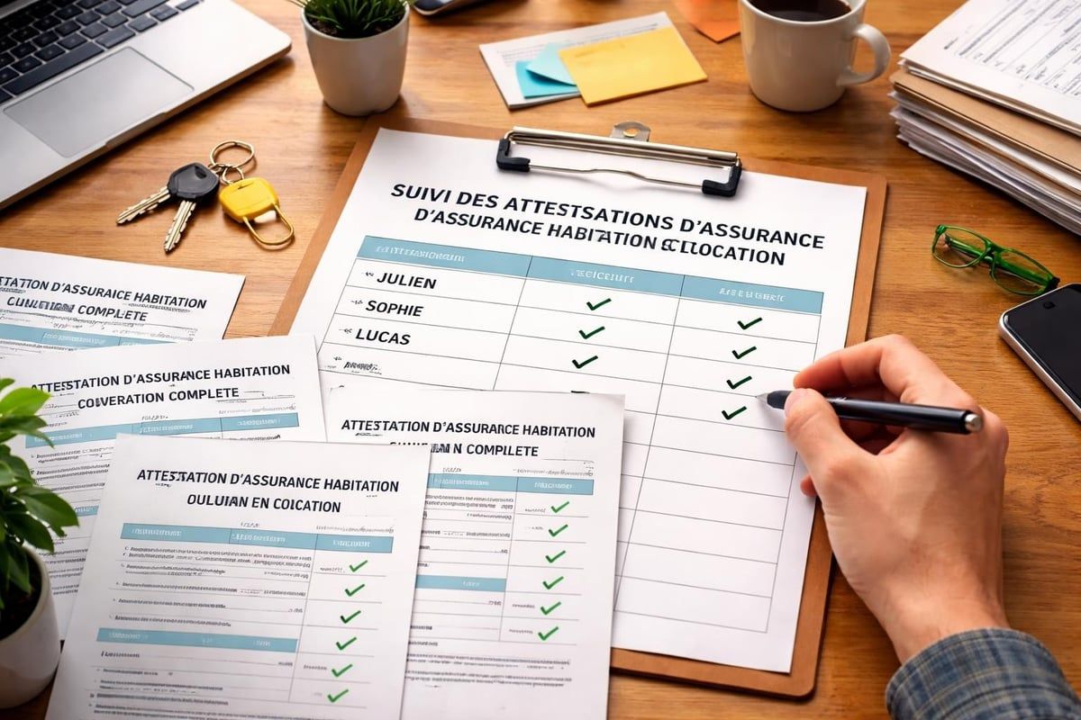 Gestion des attestations en colocation