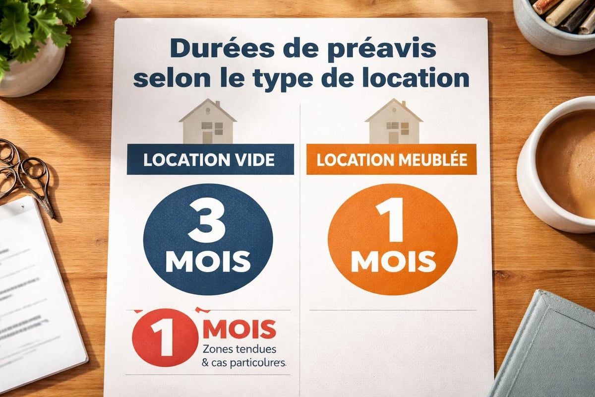Cadre juridique du préavis locataire