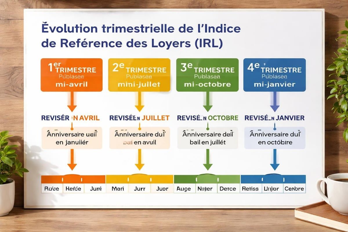 Évolution trimestrielle de l'IRL