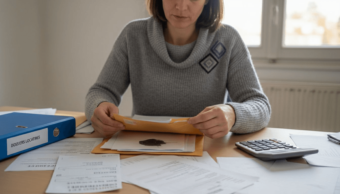 Gestionnaire immobilière délivrant des quittances et attestant l’authenticité des documents