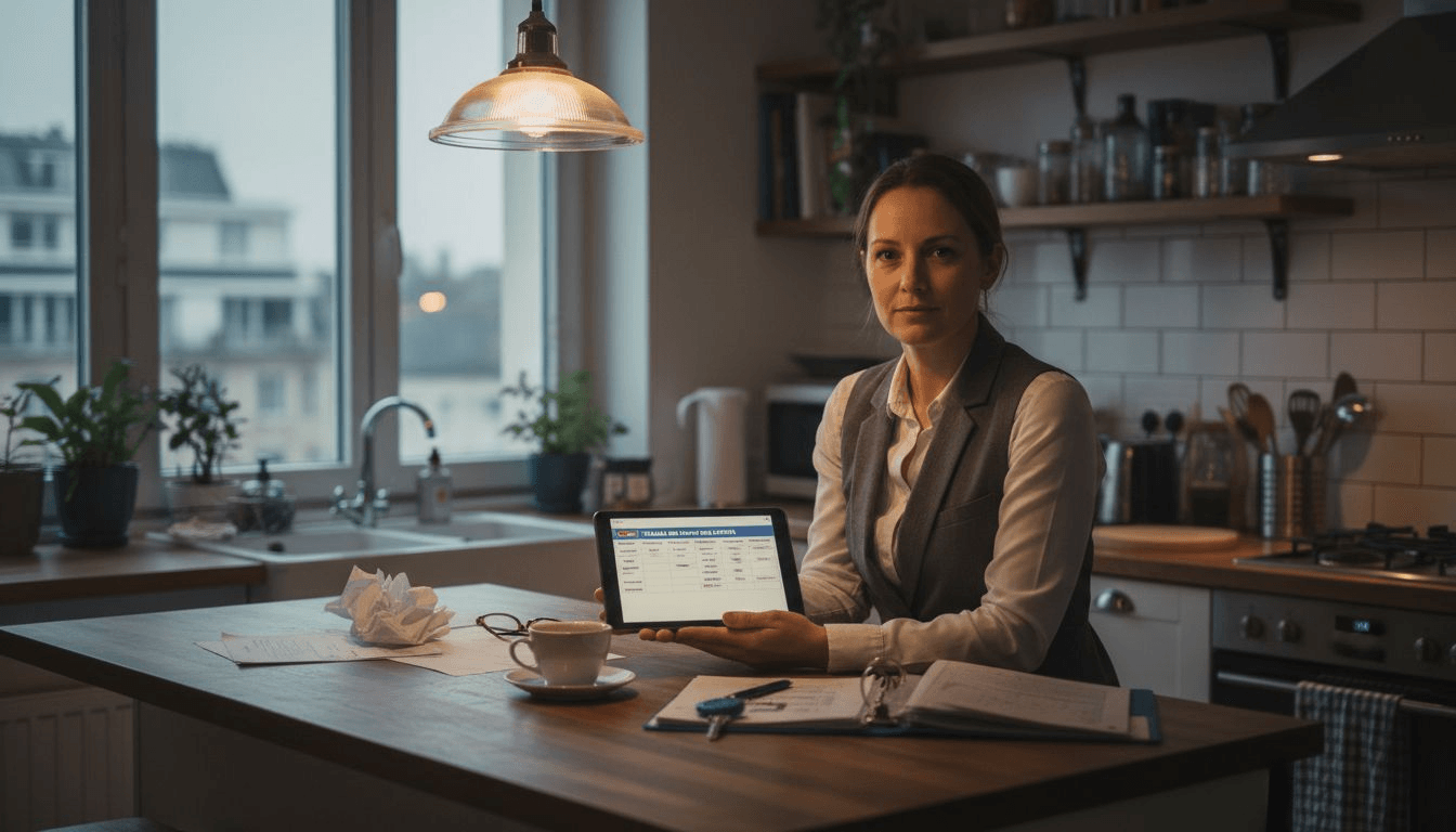 Un responsable pilote son activité sur une tablette grâce à un logiciel de gestion intégré.