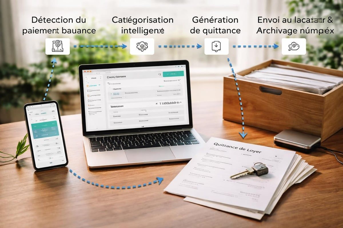 Workflow automatisé quittances