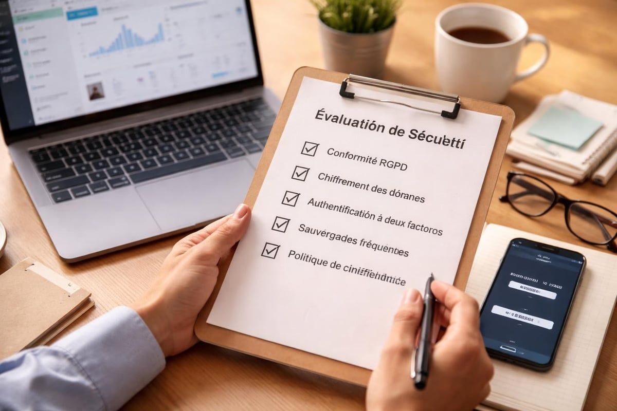 Critères de sécurité plateforme gestion