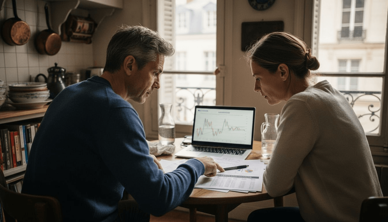 Un couple en pleine réflexion sur un projet d’investissement immobilier via une SCI
