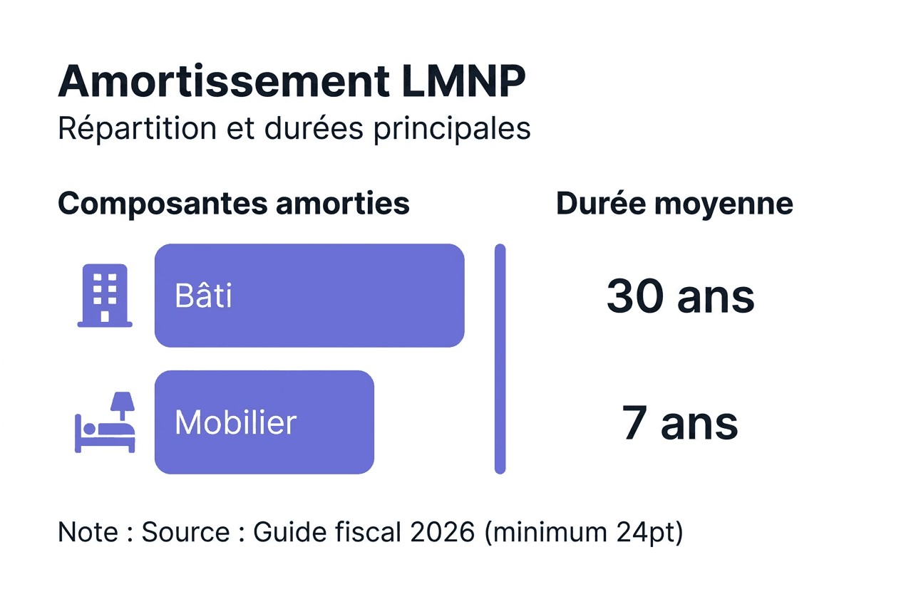 Durées d’amortissement en LMNP : le guide visuel