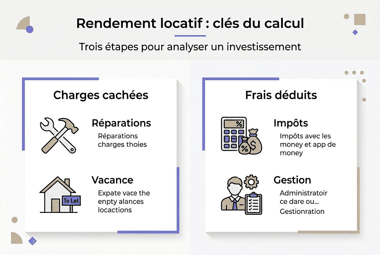 Infographie : les indispensables pour calculer la rentabilité d’un investissement immobilier