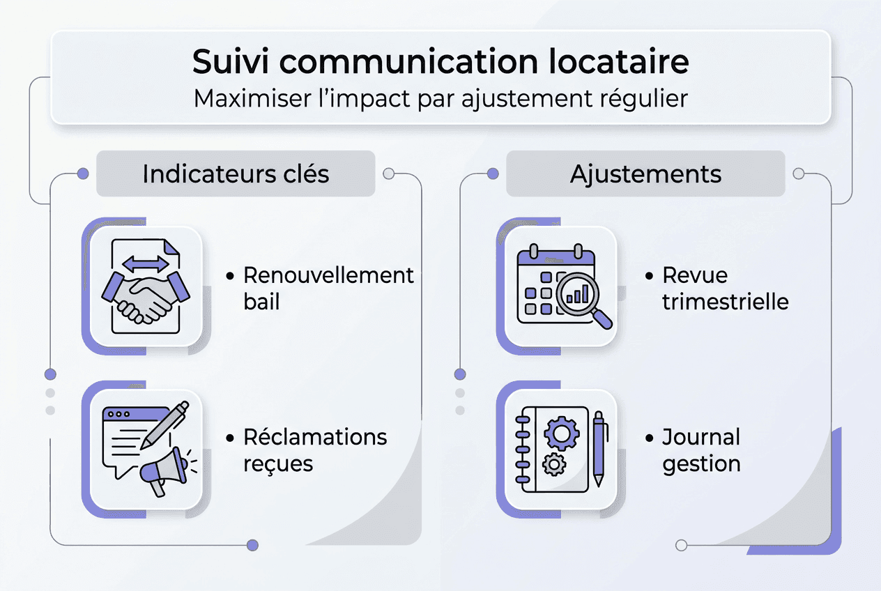 Infographie : les différentes étapes pour adapter sa communication avec son locataire
