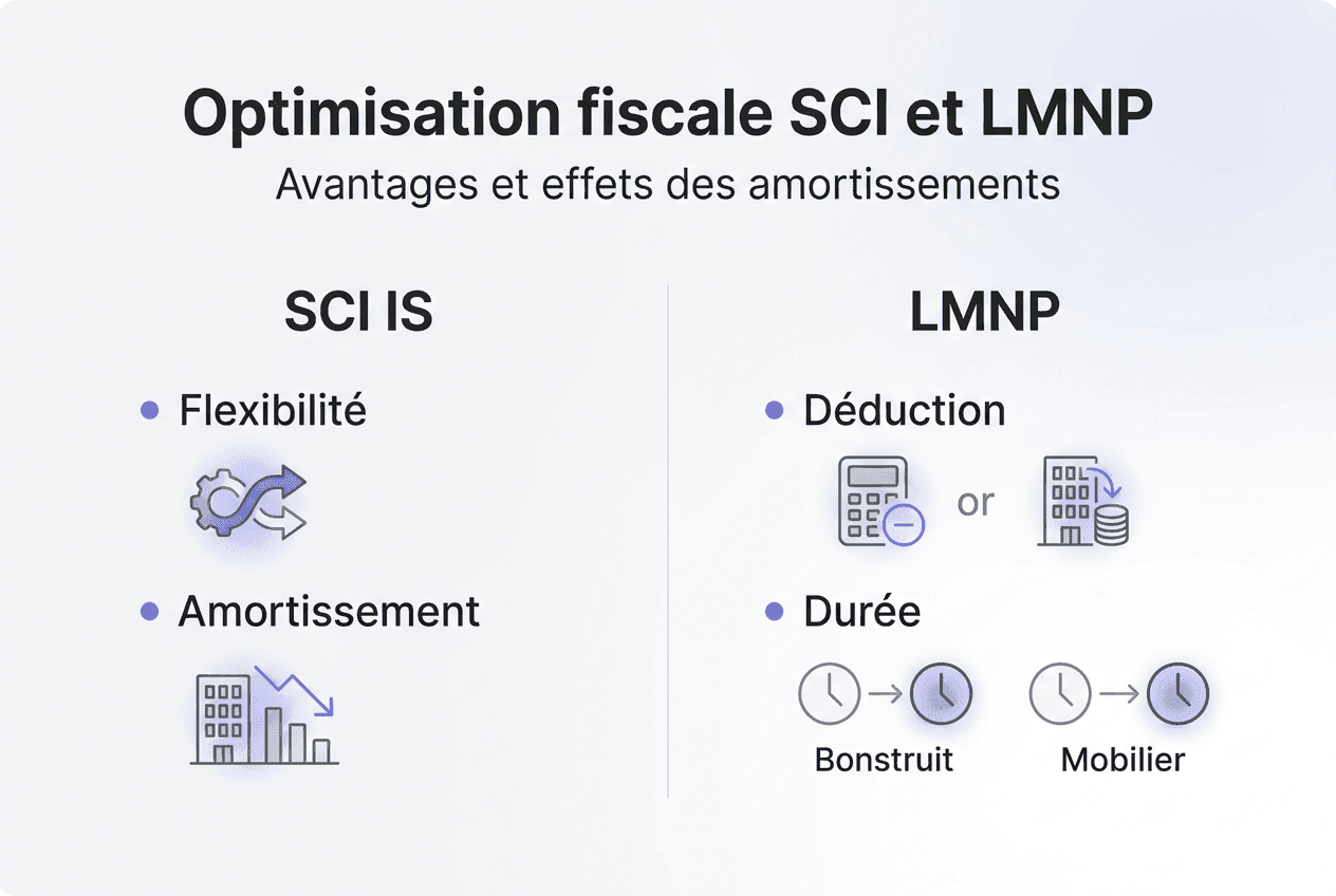 Infographie : comment optimiser la fiscalité de votre SCI et de votre investissement en LMNP