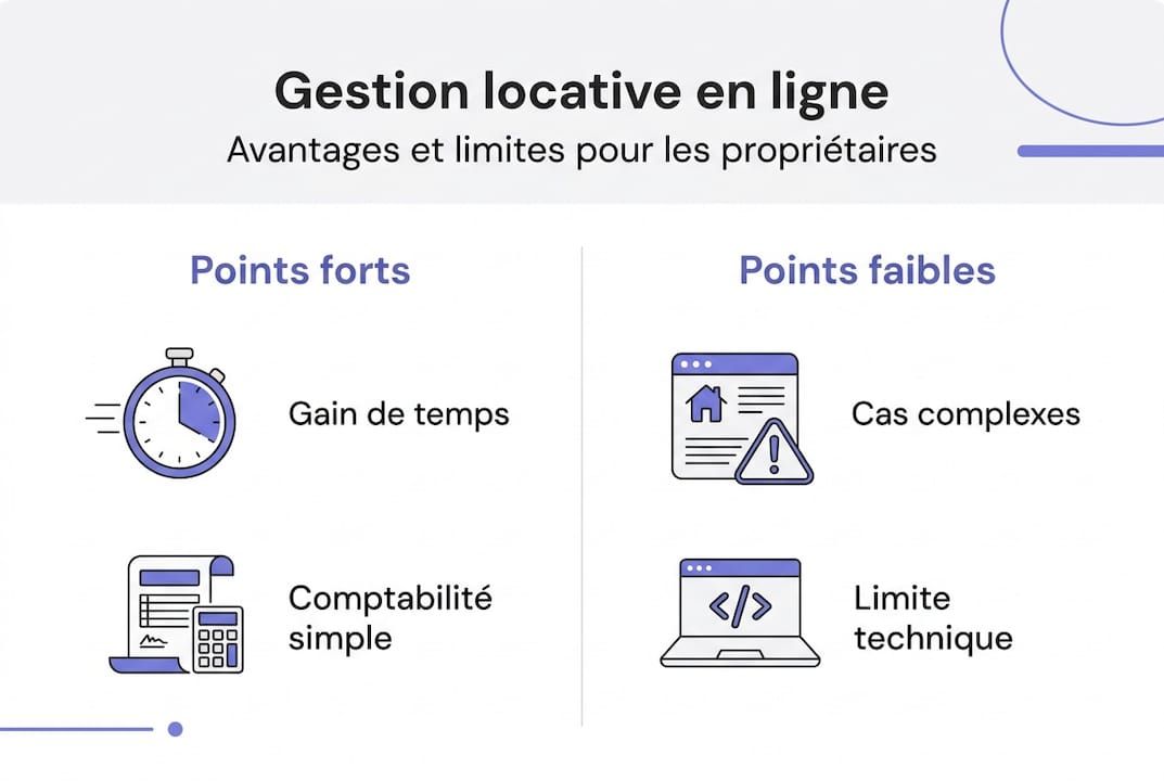 Gestion locative : atouts et points de vigilance en un coup d’œil