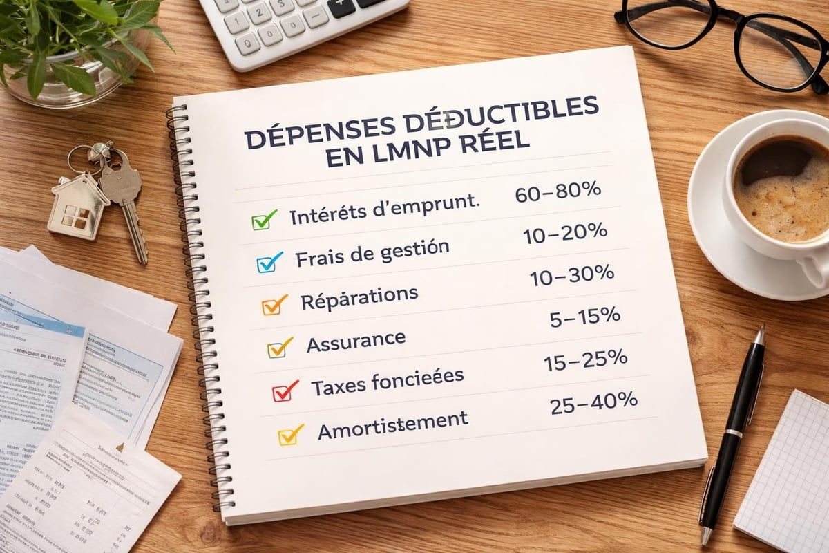 LMNP deductible expenses