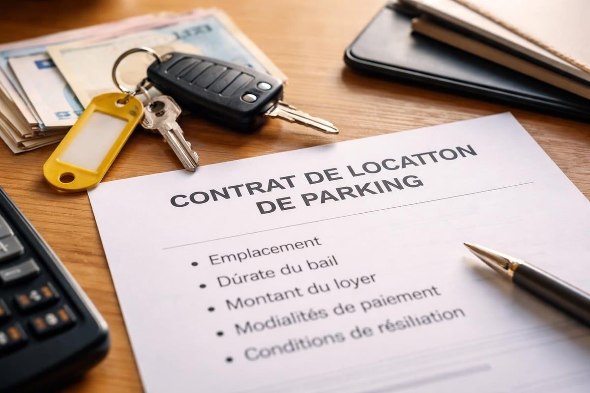 Contrat location parking