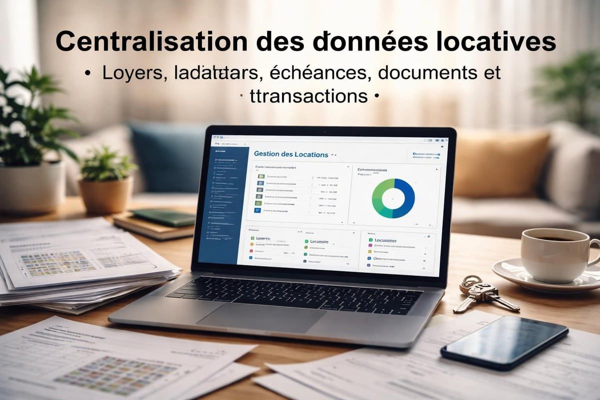 Tableau de bord centralisant la gestion de plusieurs appartements