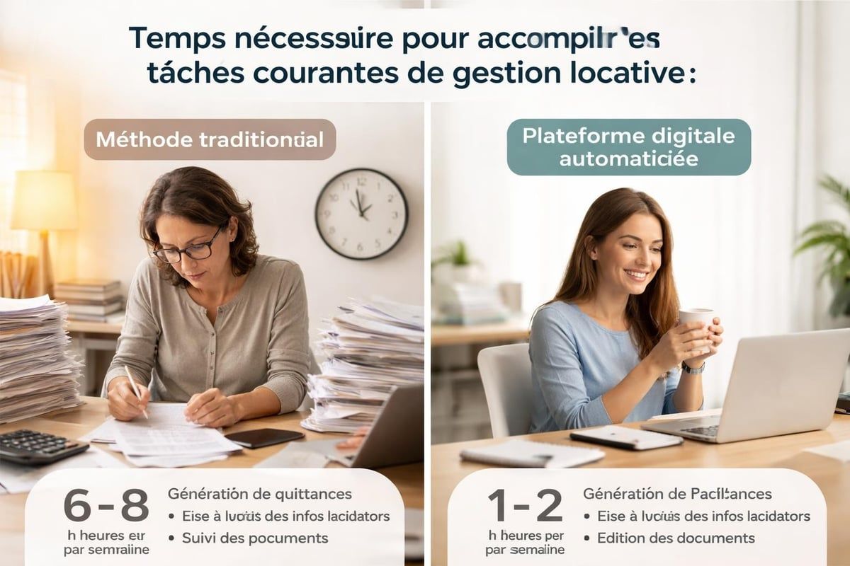 Comparaison temps gestion