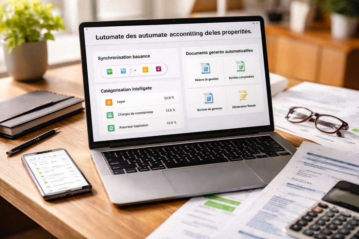 Automatisation comptable location immobilière