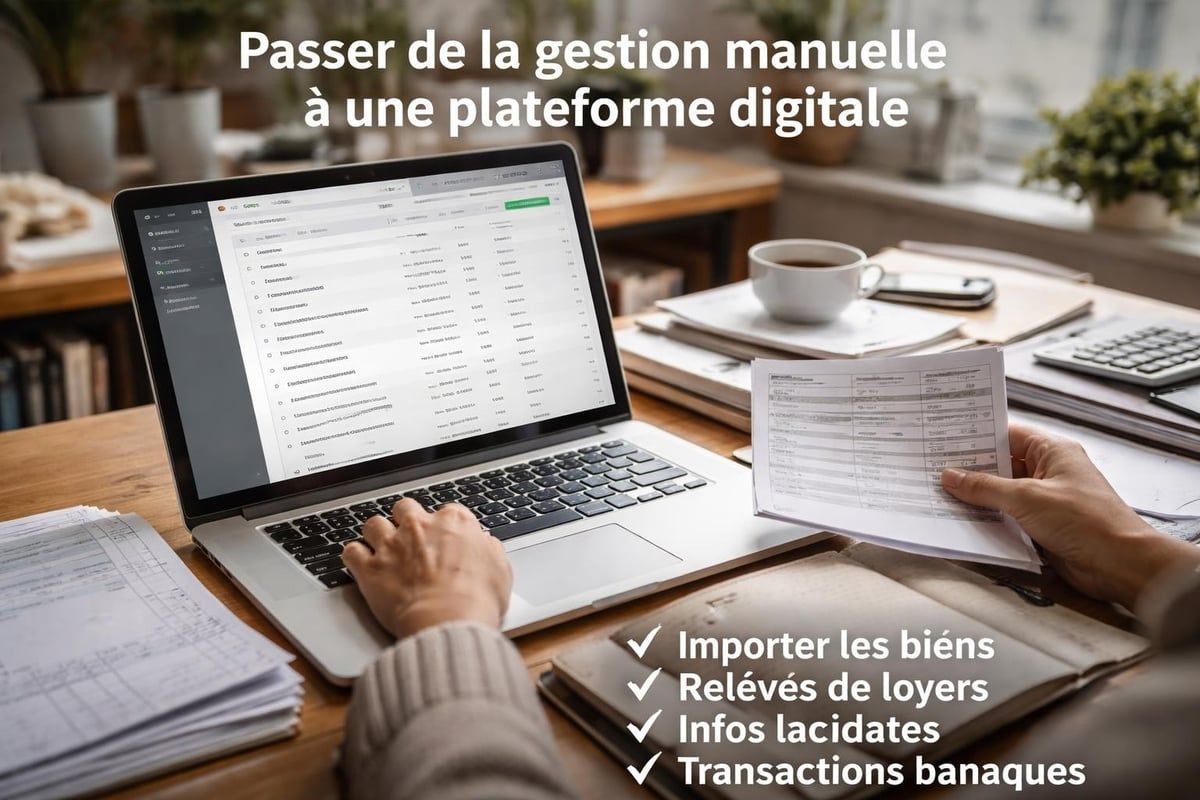 Processus migration données gestion locative