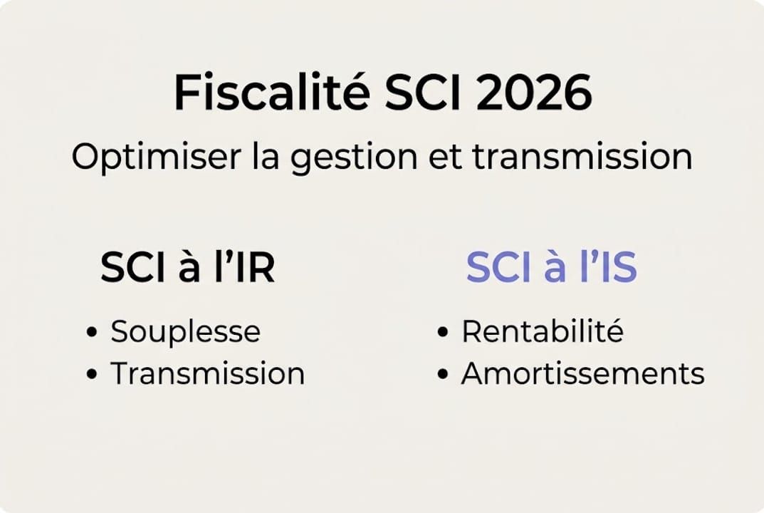 Optimiser la fiscalité de votre SCI : les clés pour 2026 en un coup d’œil