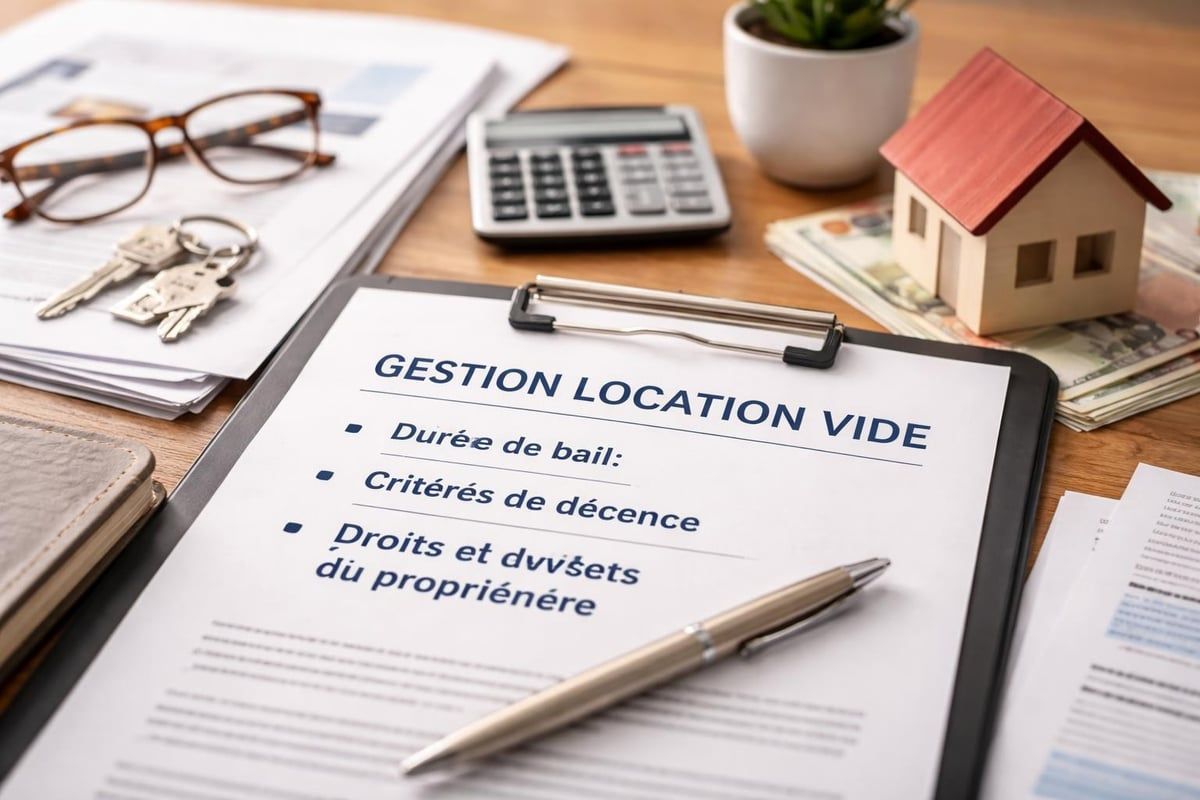 Cadre juridique location vide