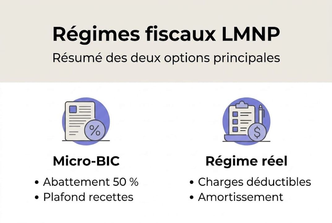 Tout savoir sur les différents régimes fiscaux pour la location meublée (LMNP) en un coup d’œil