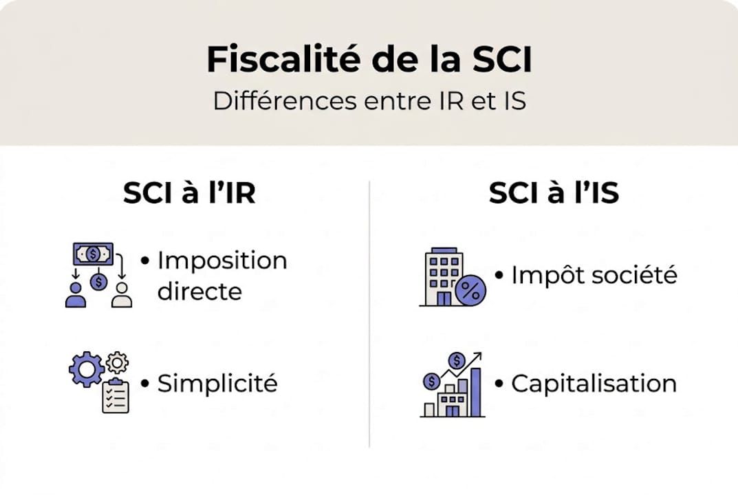 Tableau comparatif : IR, IS ou SCI – quelles différences ?