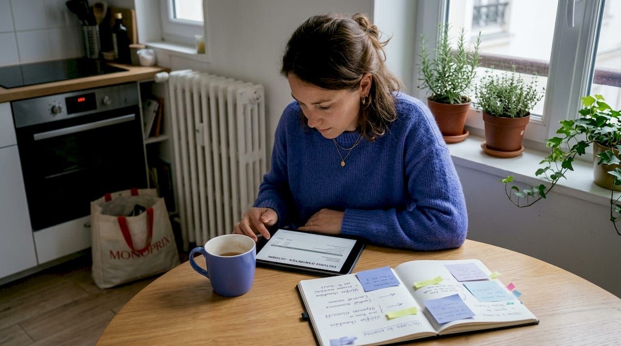 Jeune femme responsable de la gestion des charges locatives dans le secteur de la restauration