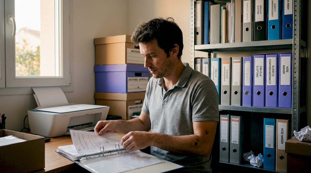 Gestion et classement manuel des dossiers de location