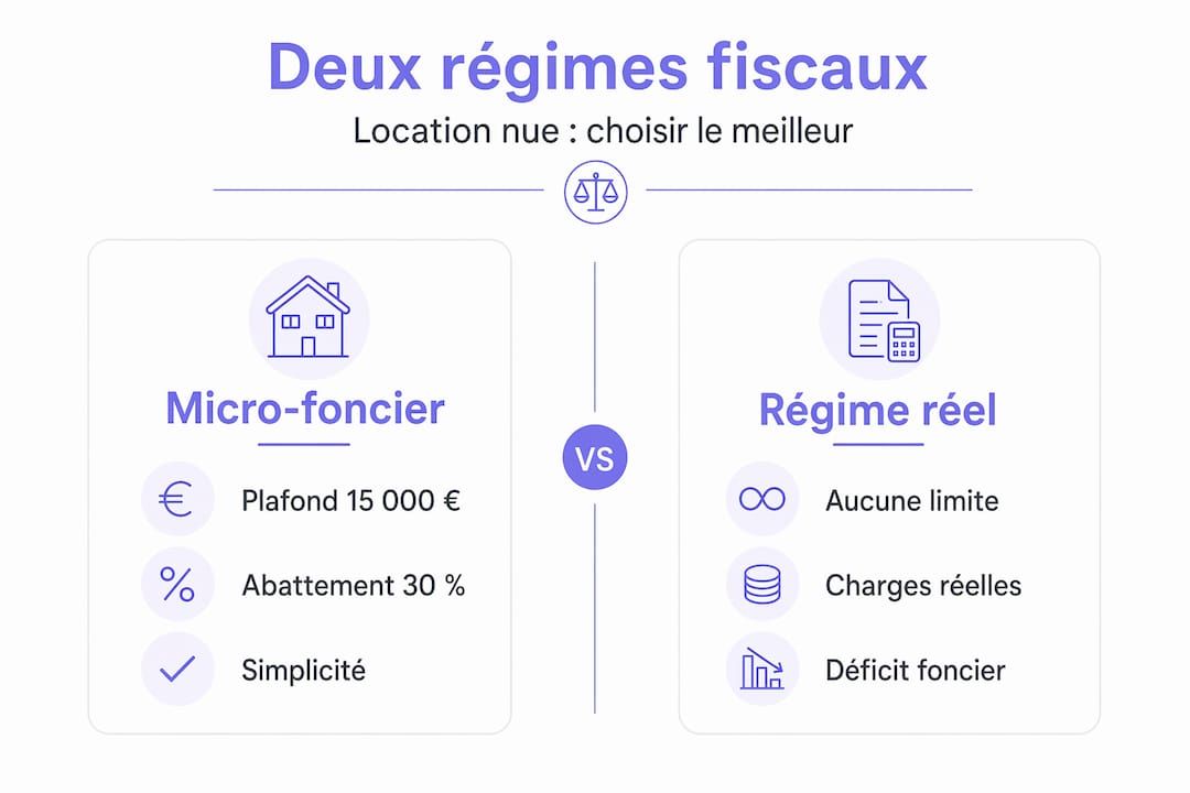 Tableau comparatif : micro-foncier ou régime réel, lequel choisir ?