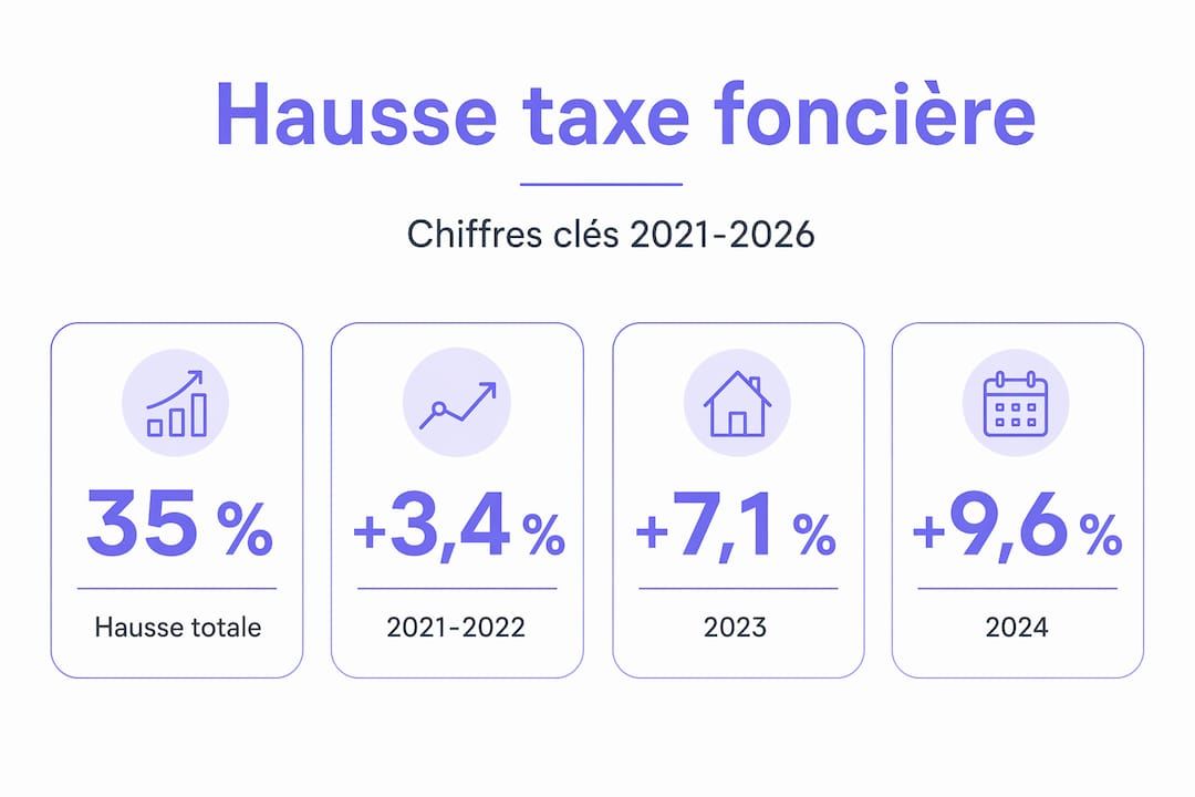Infographie : les derniers chiffres sur l’augmentation de la taxe foncière