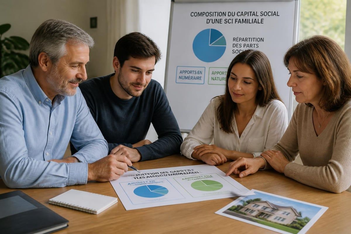 Structure du capital social d'une SCI familiale