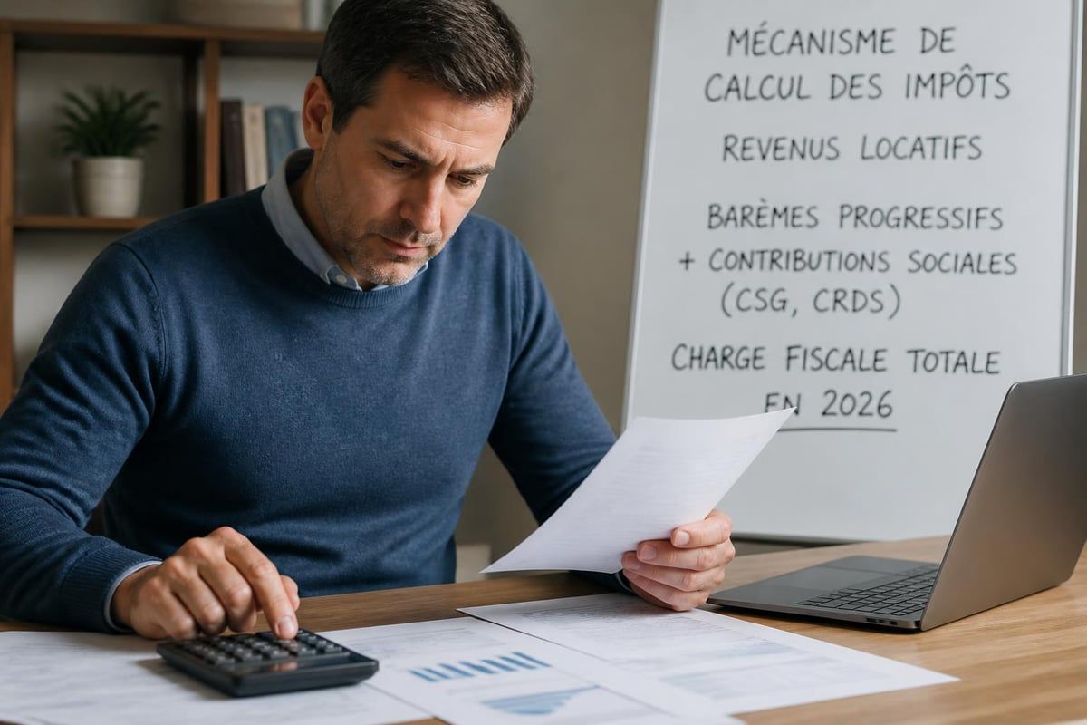 Calcul imposition globale revenus fonciers