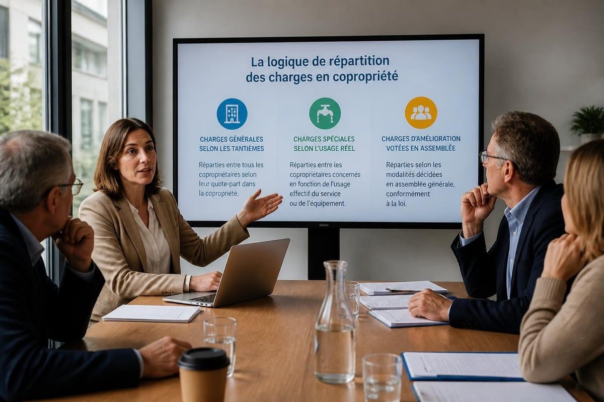 Répartition charges copropriété