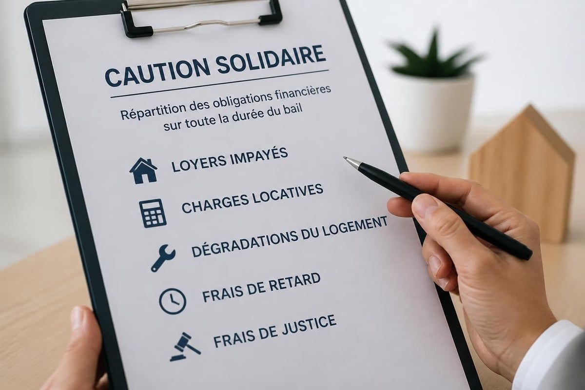Obligations financières de la caution