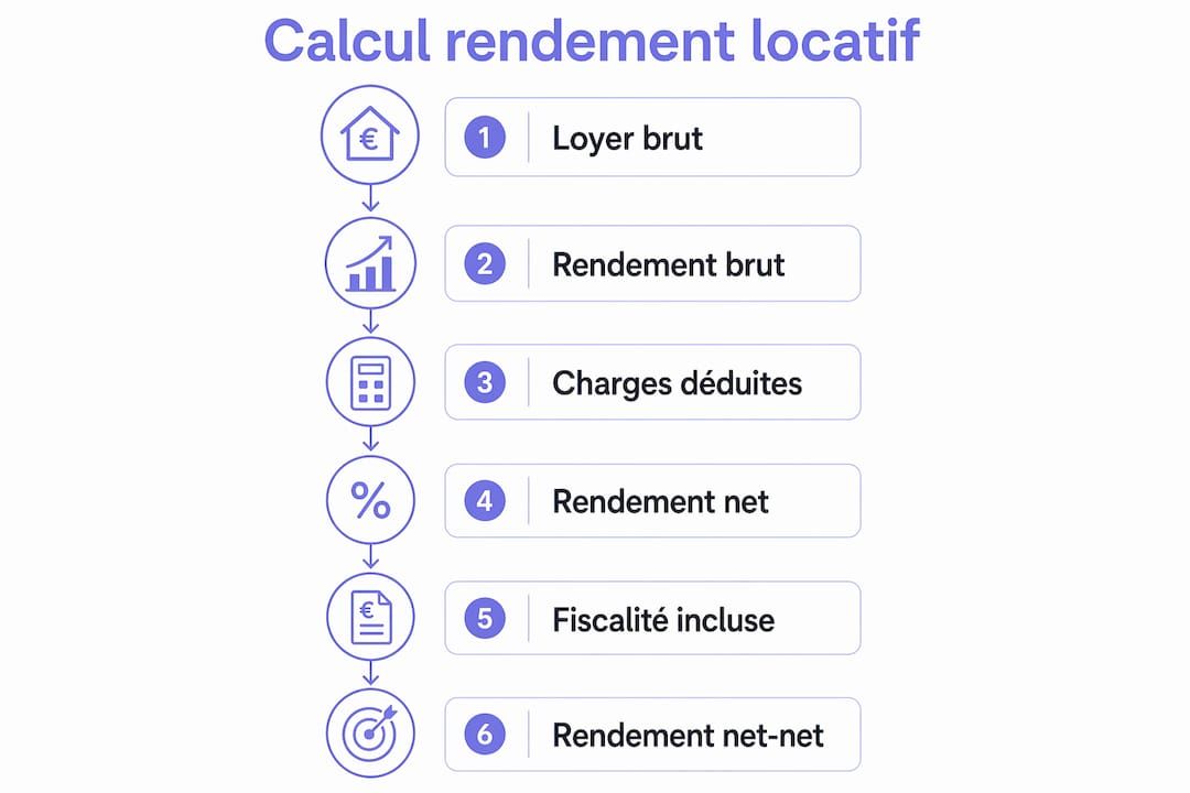 Infographie : comment calculer le rendement locatif net-net