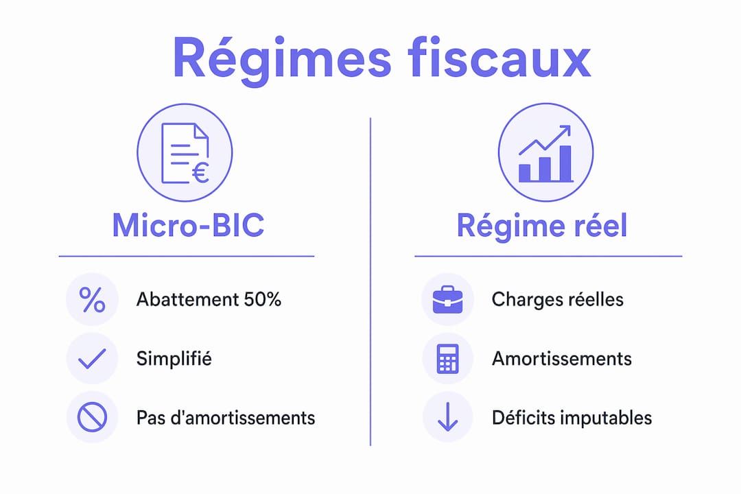 Infographie : le match entre le régime Micro-BIC et le régime réel