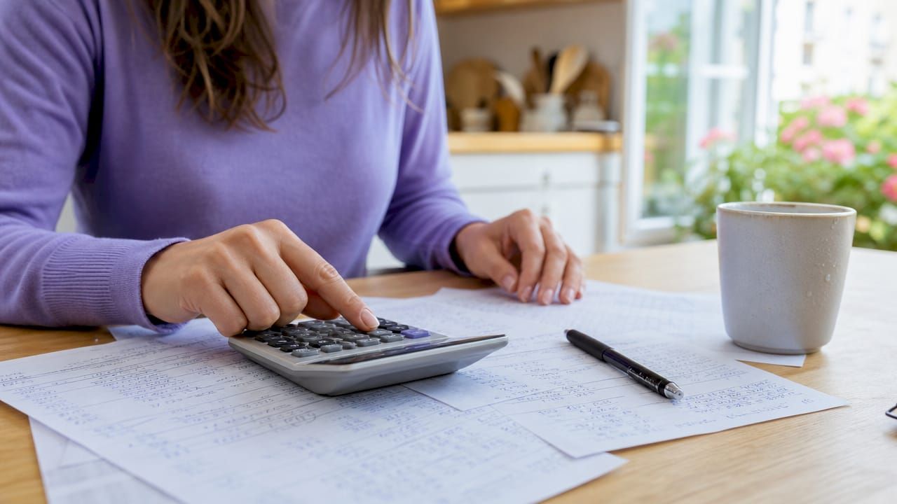 Des mains en train d'examiner des papiers pour estimer le rendement d'un investissement locatif