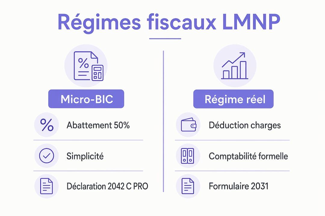 Tableau comparatif : micro-BIC ou régime réel, quel régime fiscal choisir ?