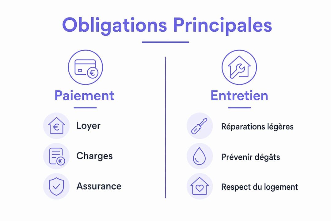 L’essentiel des devoirs du locataire en un clin d’œil
