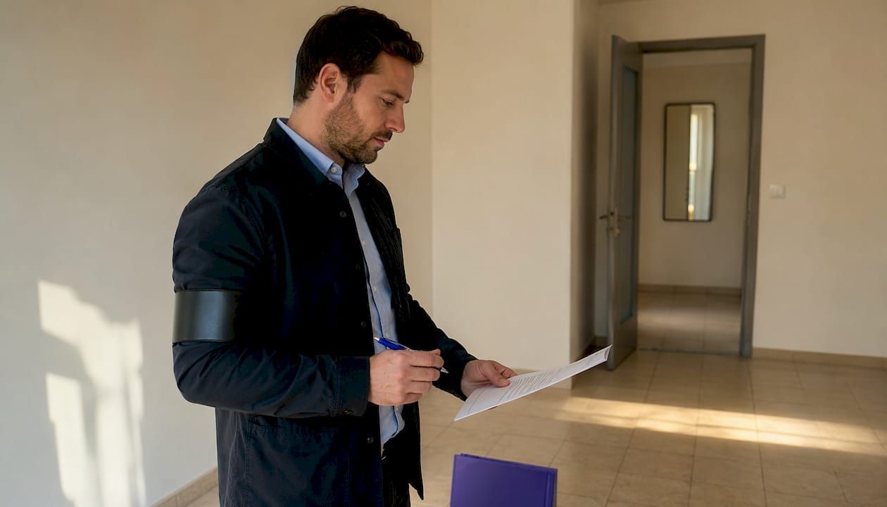 Remise des clés en présence d’un huissier avec établissement d’un état des lieux